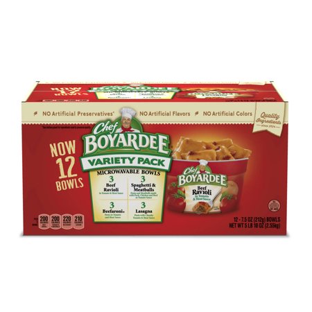 Chef Boyardee Variety Pack (7.5 Oz.  12 Pk.)