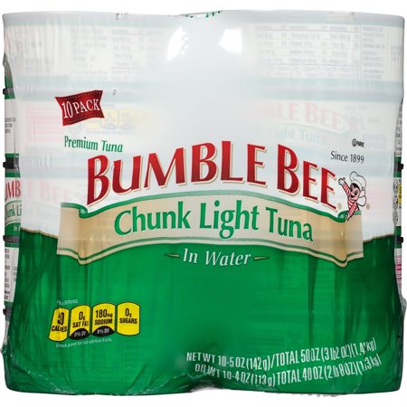 Bumble Bee Chunk Light Tuna in Water - 5 Oz (pack of 10)