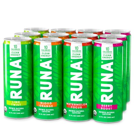 RUNA Energy Drink, Variety, 12 Fl Oz Can (Pack of 12)