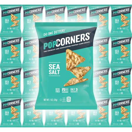 Salt of the Earth  Crispy and Crunchy Popped Corn Chips  Gluten-Free Snack  1oz Bag (Pack of 24  Total of 24 Oz)