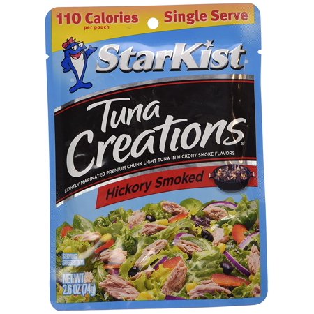 Starkist Tuna Creations  Hickory Smoked  Single Serve 2.6-Ounce Pouch (Pack of 6)