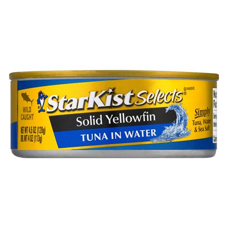 StarKist E.V.O.O. Solid Yellowfin Tuna in Water - 4.5 Oz Can (Pack of 12)