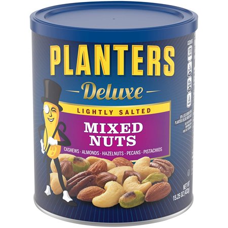Planters Mixed Nuts  Lightly Salted Deluxe Mixed Nuts  15.25 Ounce