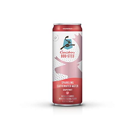 Caribou Coffee Caribou BOUstedÂ® Grapefruit Sparkling Caffeinated Water, 11.5 Fl Oz (12 Count)