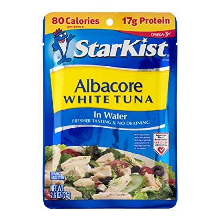 StarKist Albacore White Tuna in Water - 2.6 Oz Pouch (Pack of 12)