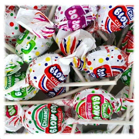 Charms Assorted Blow Pop Lollipops 2 Lb Bulk Family Pack – Fruity Hard Candy with Bubble Gum Center by Michele’s Pantry