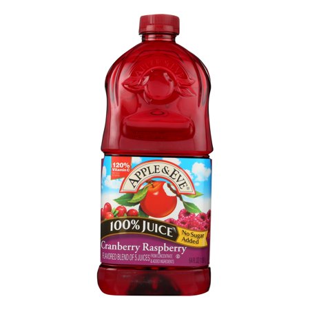 Apple and Eve 100 Percent Juice - Cranberry Juice and More - Case of 8 - 64 Fl Oz.