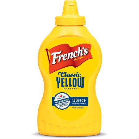 Mustard Frenchs Yellow Classic Squeeze, 12 Ounce -- 12 per Case