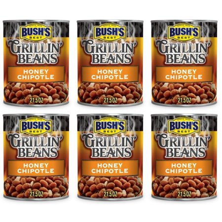 Bush's Honey Chipotle Grillin' Beans, 21.5 Oz (Pack - 6)
