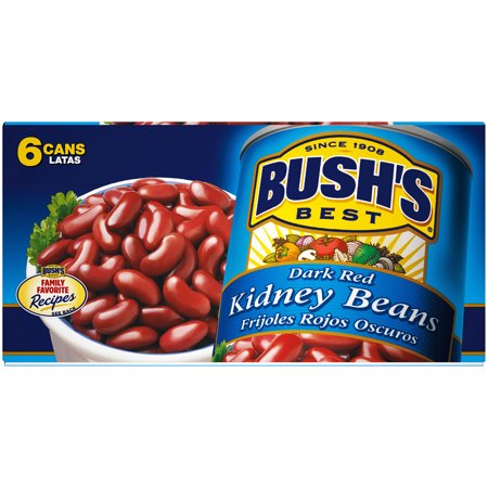 2X - Bushs Dark Red Kidney Beans (16 Oz., 6 Pk.)