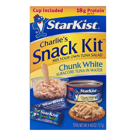 StarKist Charlies Snack Kit Chunk White Tuna in Water - (Pack of 12)