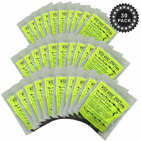 Premium Delicious 100% Natural Venison Sweet Pepper 2 OZ. Wild West Jerky