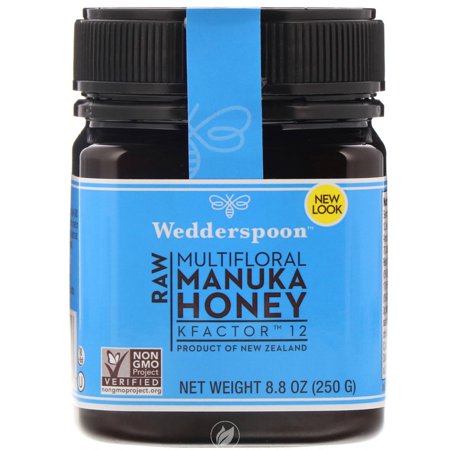 (3 Pack) Wedderspoon Raw Multifloral Manuka Honey Kfactor 12 250G 8.8 Ounce