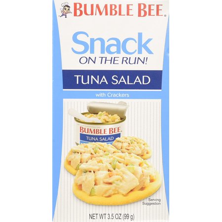 Bumble Bee Snack on the Run Tuna Salad Kit, Ready to Eat, 3.5 Oz (Pack of 9)