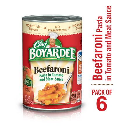 Chef Boyardee Beefaroni, 15 Oz (Pack of 6)
