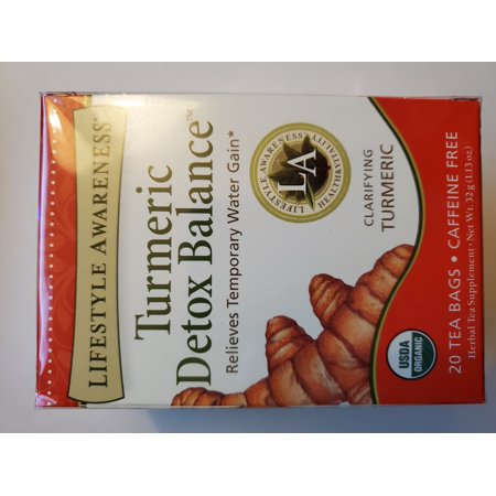 Lifestyle Awareness Turmeric Detox Balance 20 Tea Bags