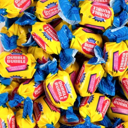 Dubble Bubble Original Wrapped Bubble Gum – Classic Pink – 4 Lb Bulk Bag