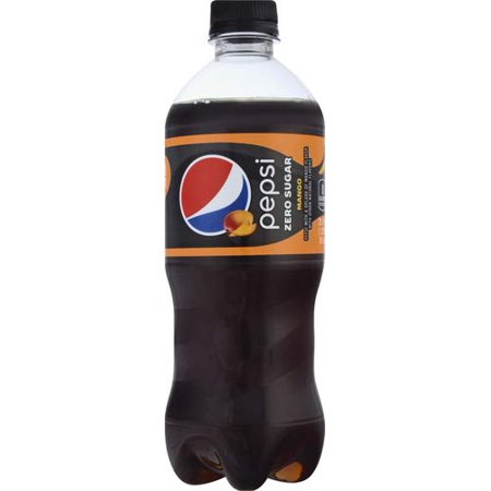 Pepsi Mango Zero Sugar 20oz Bottles (10 Pack, 12 Pack, 16 Pack, and 24 Pack) (10 Pack)