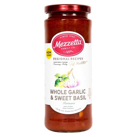 Mezzetta Marinara Sauce, Whole Garlic & Sweet Basil, 16.25 Ounce