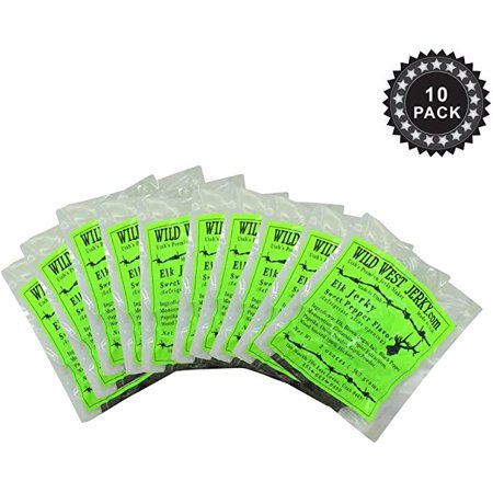 Premium Delicious 100% Natural Elk Sweet Pepper 2 OZ. Wild West Jerky