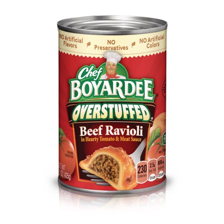 Chef Boyardee Overstuffed Beef Ravioli, 15 Oz (Pack of 2)