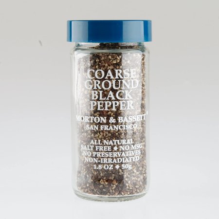 Morton & Bassett Coarse Ground Black Pepper, 1.8-Ounce Jar