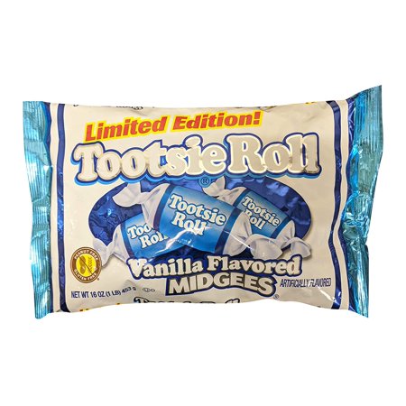 Tootsie Roll Midgees Vanilla - 1 Pound