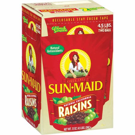 Sun-Maid Raisins, 2.25 Lbs, 2-count