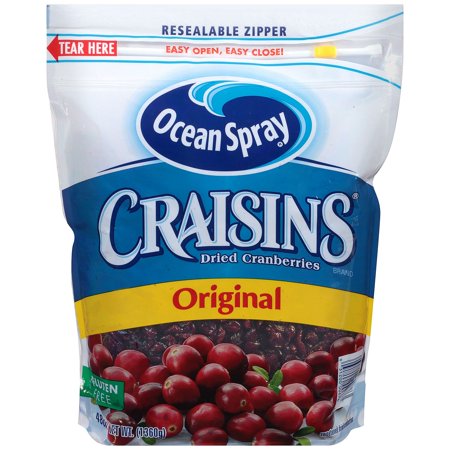 Ocean Spray Craisins Dried Cranberries Original (48 Oz.)