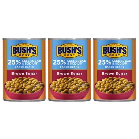 Bush's Best Brown Sugar Baked Beans, 16 Oz (3-Pack)