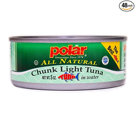 MW Polar All Natural Chunk Light Tuna in Water, Pack of 4