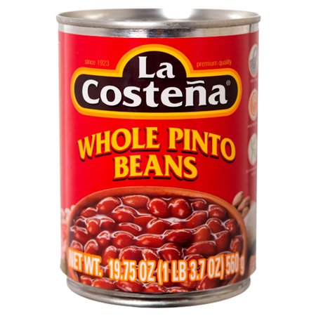 New 313220 La Costena Whole Pinto Beans 19.75 Oz (12-Pack) Canned Food Cheap Wholesale Discount Bulk Food and Beverages Canned Food Can Fish and Sea F