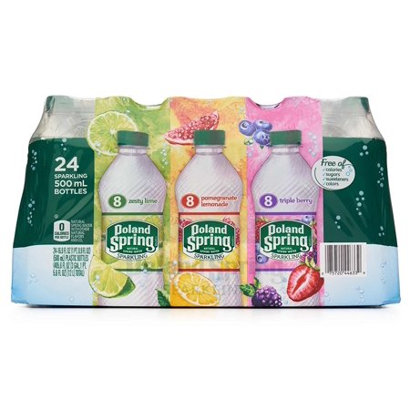Poland Spring Sparkling Water 24 Count  16.9 Fl Oz