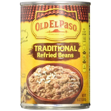 Traditional Refried Beans, 12 Cans, 16 Oz