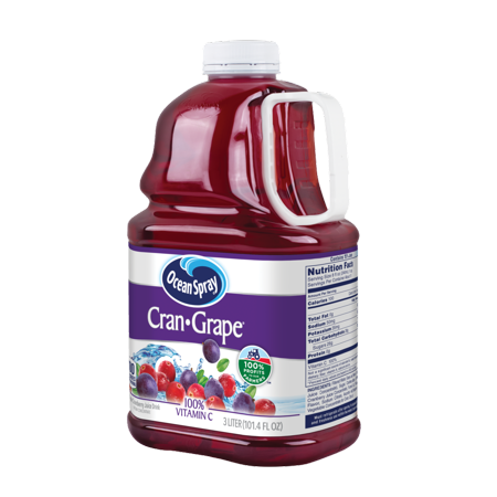 Ocean Spray Cranberry Grape Juice Drink, 4 Pack of 101.4 Fl Oz