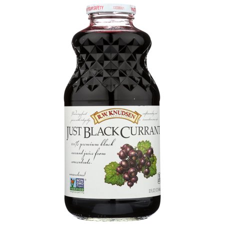 (6 Pack) Rw Knudsen Juice, Just Black Currant, 32 Fl. Oz