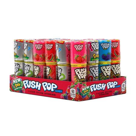 Push Pop Candy Assorted Flavor Lollipops (0.5 Oz.  24 Ct.)