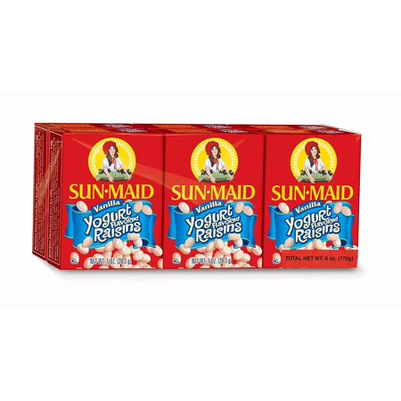 Sun-Maid Vanilla Yogurt Raisins, 1-Ounce (6 Count)