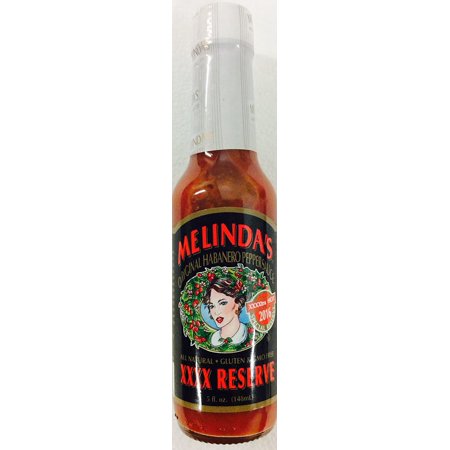 Melindas XXXX Reserve Original Habanero Pepper Hot Sauce 5 Fl Oz (2 Count)