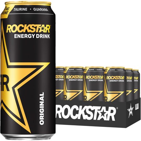 (12 Cans) Rockstar Original Energy Drink, 16 Fl Oz