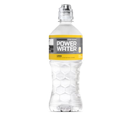 POWERADE Zero Sugar Power Water Lemon Bottle, 20 Fl Oz