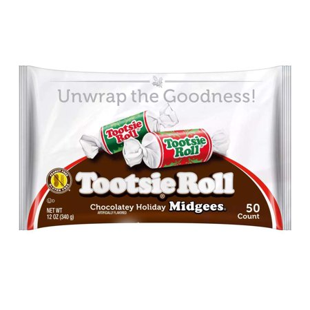 Tootsie Roll Holiday Midgees, 12oz Bag (2 Pack, 12 Ounce)