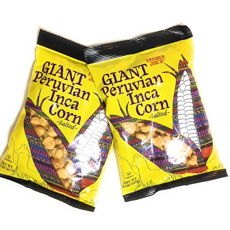 Giant Peruvian Inca Corn Salted Crunchy Snack 8 Oz - PACK of 4