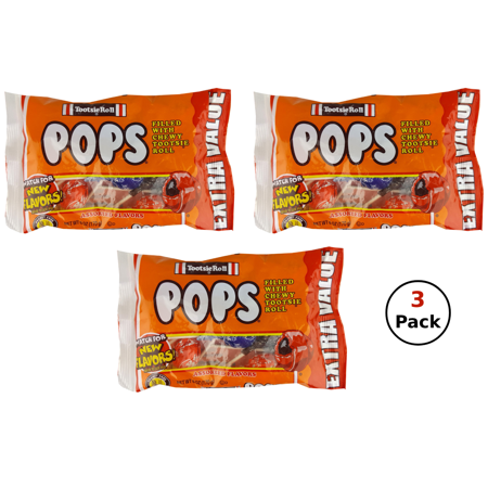 Tootsie - Tootsie Pops, Assorted Flavors - 6 Oz - 3 Pack