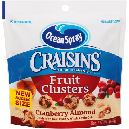 Ocean Spray Craisins Cranberry Almonds Clusters 5 Oz., PK12