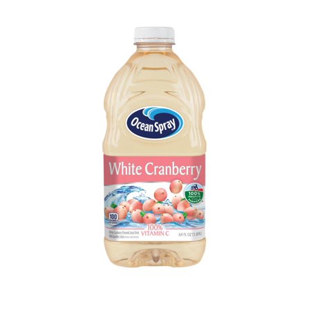 (2 Pack) Ocean Spray Juice, White Cranberry, 64 Fl Oz, 1 Count