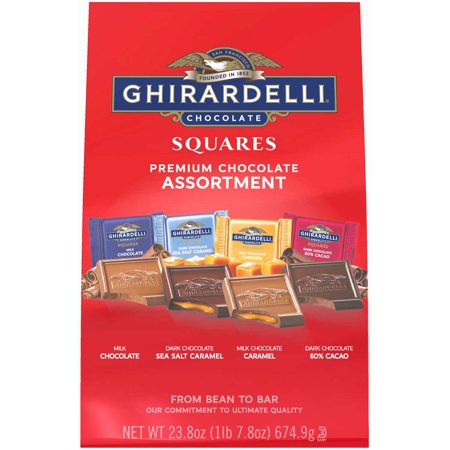 Ghirardelli Chocolate Squares Premium Chocolate Assortment  23.8 Ounce