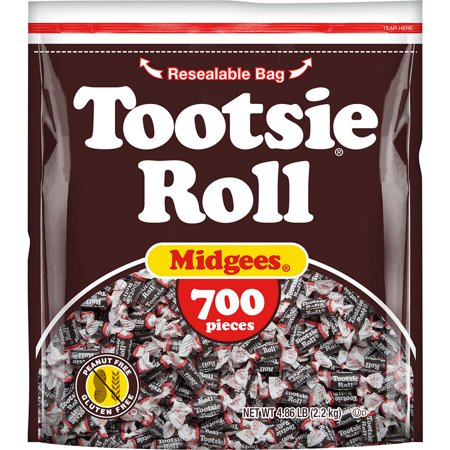 Tootsie Roll Midgees Candy, 700 Ct.