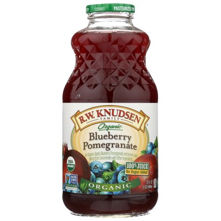 (6 Pack) Rw Knudsen Juice, Organic Blueberry Pomegranate, 32 Fl. Oz