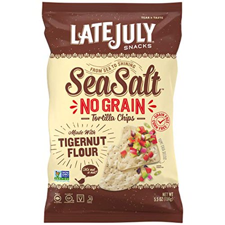 Snacks Grain Free Tortilla Chips, Sea Salt Chips, 5.5 Oz. Bag